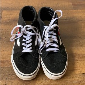 Ankle Length Rose Patch Vans